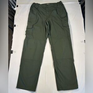 5.11 511 Tactical Taclite Pro Pants Mens 36x34 Green Cargo Ripstop SDB74273